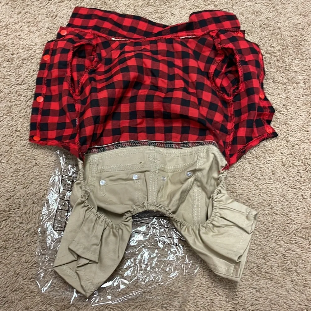 Dog clothes, adorable lumberjack